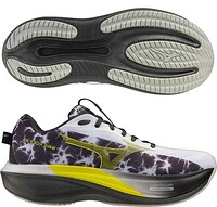 Mizuno Wave Rider 30 White / Purple / Yellow / Black